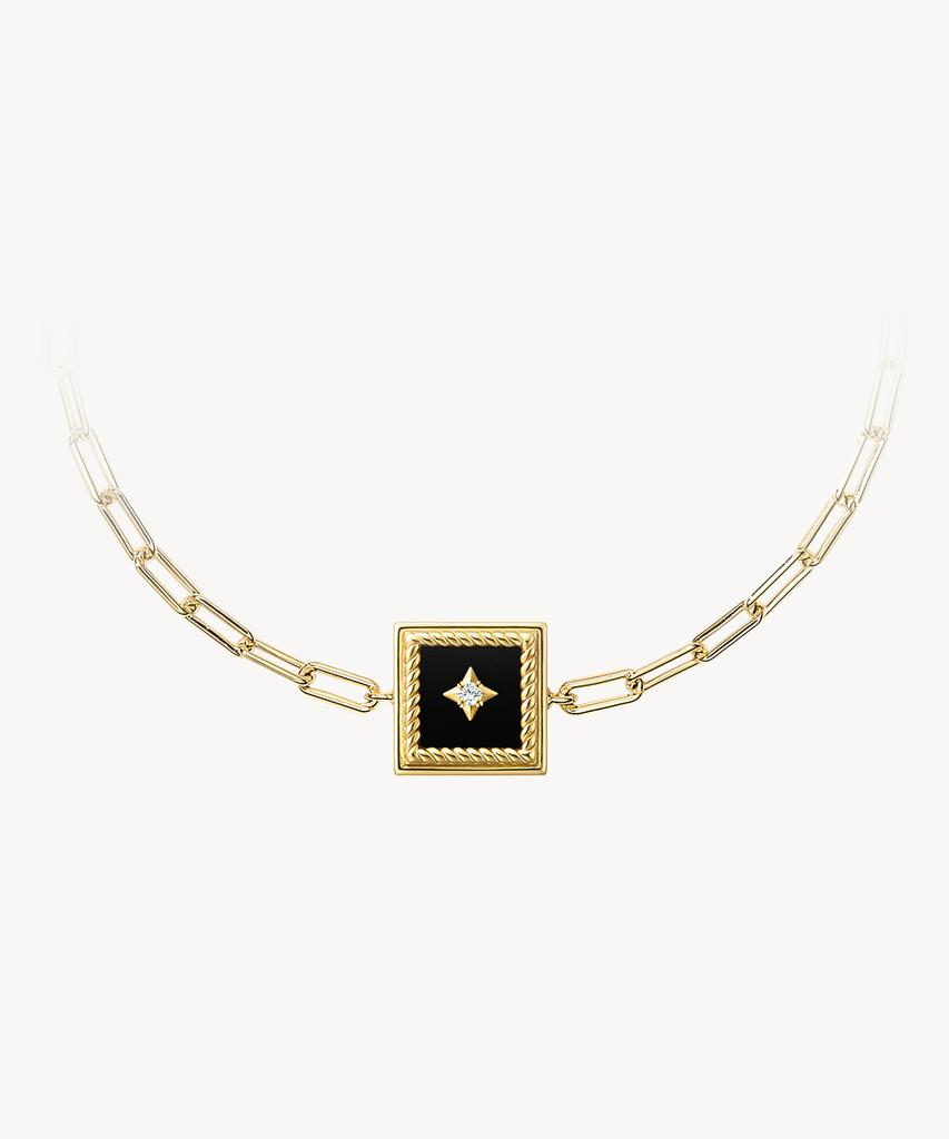Lola Rose Gallery Black Onyx Layered Women'S Chain Bracelet
