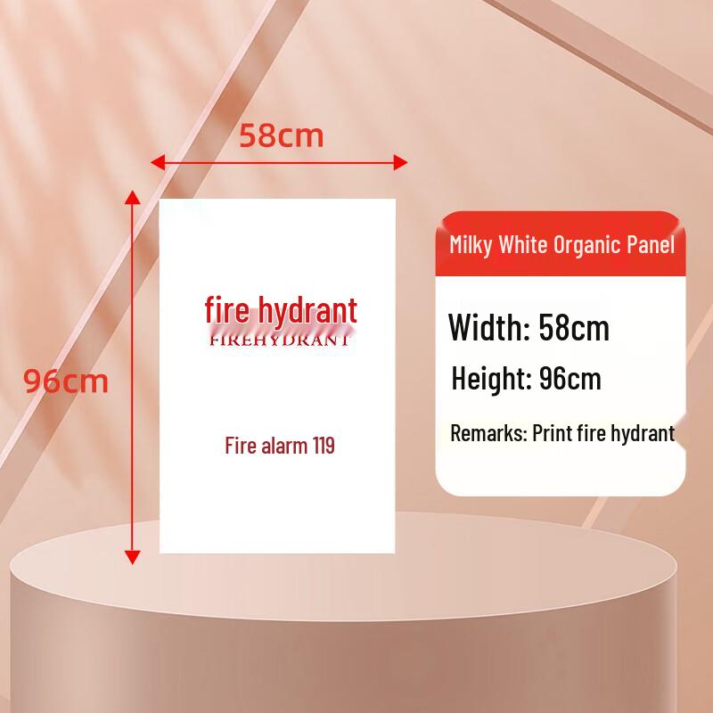 Acrylic & Aluminum-Plastic Fire Hydrant/Extinguisher Box Door Panels