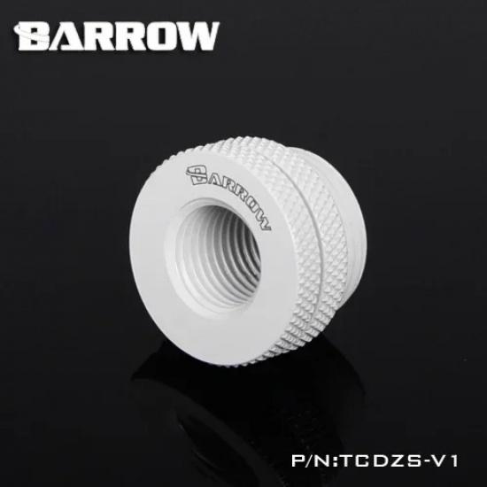 Barrow TCDZS-V1 G1/4'' Pass-Through Fitting for Water Inlet Port Injection Computer Water Cooling , TCDZS-V1