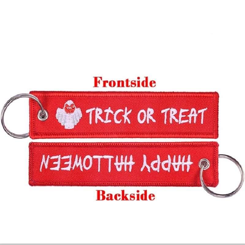 Remove Before Flight Keychain for Motorcycles Emboriderry Key Holder Keyrings