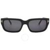 Tom Ford Прямоугольные унисекс солнцезащитные очки Ezra Smoke Ft1075 01a 54
