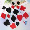 8pcs Spades Poker Embroidery Patches Poker Cards Sewing Supplies  Clothing Appliques