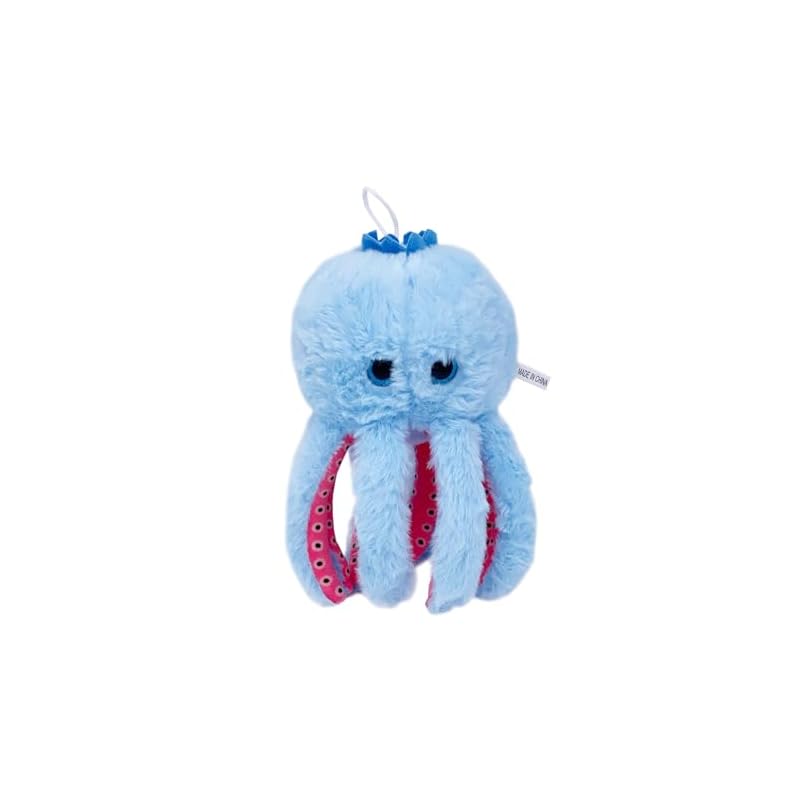 Итальянский мозг Лот Плюшевая игрушка Blueberini Octopussini, 20 см Подушка для бросания, Мягкая, Милая и Забавная, Декор комнаты, Фигурка, Детский праздничный подарок (Q)