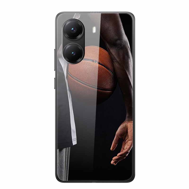 Glass Case For Poco X7 Pro Case X7Pro Hard Tempered Glass Back Cover Soft Bumper For Xiaomi Poco X7 Pro Case PocoX7 Pro Fundas