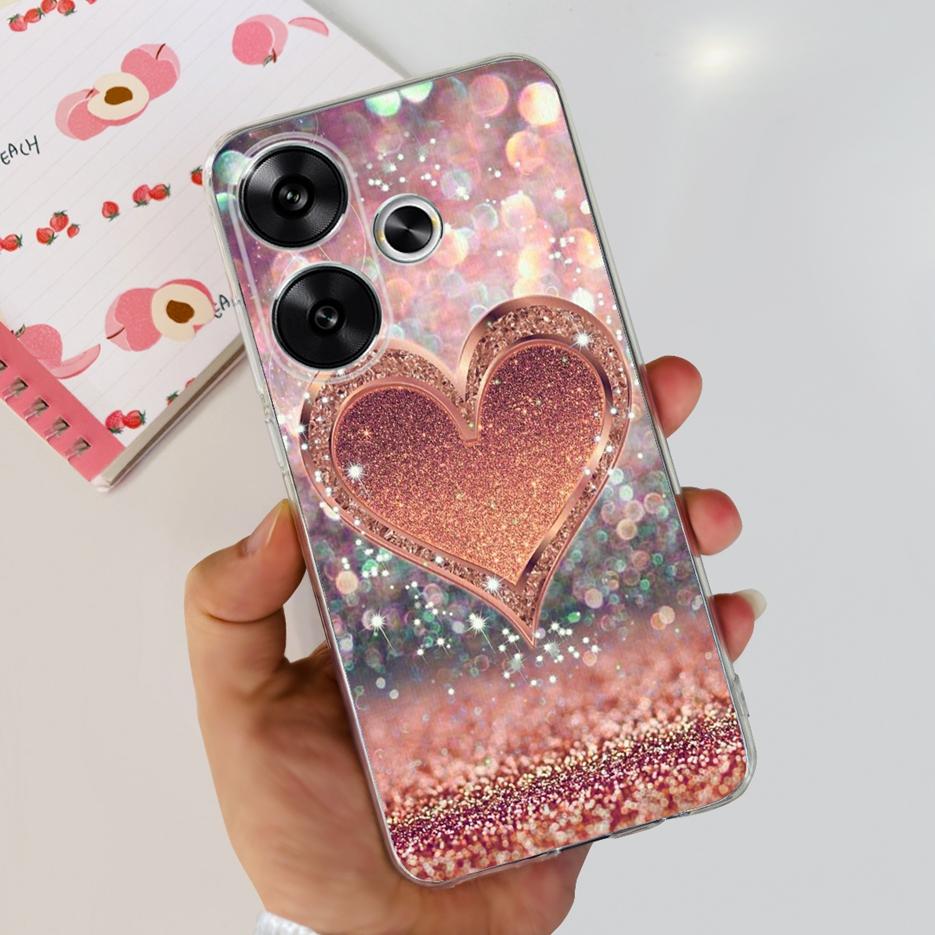 For Xiaomi Poco F6 Case Redmi Turbo3 New Fashion Painted Cover Soft Slim Phone Cases For Xiaomi Redmi Turbo 3 Poco F6 F 6 Bumper