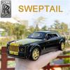 1:24 Scale Sweptail Model Car,Pull Back Vehicle Simulation Panoramic Sunroof Toy Die-cast Car,Opening Door Vehicle Collectible Decorations