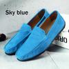 Mens Casual Suede Leather Moccasins Loafers Slip On Flats Driving Shoes Chaussures Hommes Männerschuhe