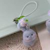 Sweet Flocking Rabbit Mobile Accessory Soft Rabbit Phone Chain Phone Decoration For Commuting And Shopping Adventures