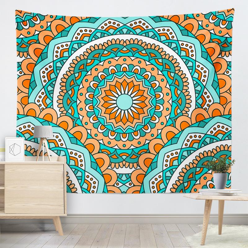 Мандала настенный гобелен диван фон ткань обои гобелен студенческое общежитие украшение гобелен украшение