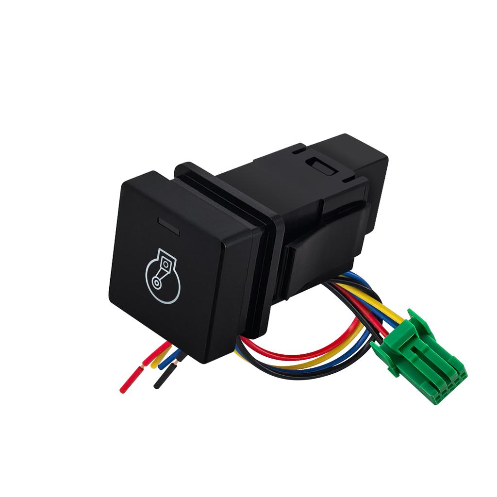 12V Car Push Switch Blue Led Light Bar On-Off Button for Isuzu MU-X (07/2021-up) D-Max/Mazda BT50 (October 2020+) Switch Gear