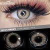 Eyeshare 2pcs/pair Colored Contact Lenses for Eyes Colored Eye Lenses RICH GIRL Contact Lens Beautiful Pupil Cosmetics Yearly
