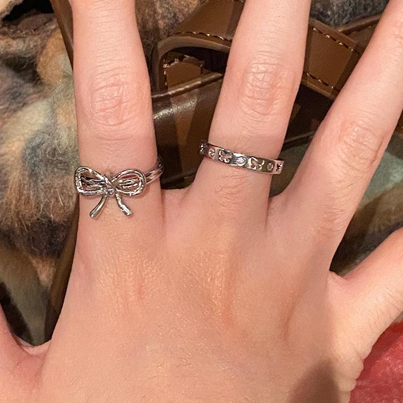 Дизайн Sense Милое кольцо-бабочка Женское Изысканное Элегантное Легкое Роскошное Индивидуальное Модное Тенденция Темперамент Универсальное Кольцо Кольцо