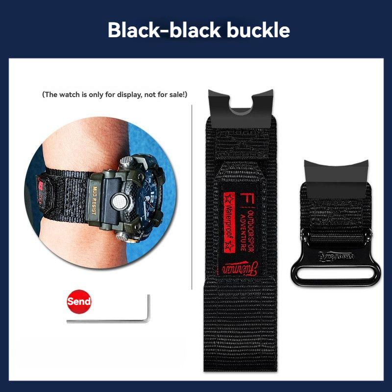 For Casio G-SHOCK 3rd generation Little Mud King 5594 Watchband GG-B100-1A modified nylon watch strap men Bracelet wristband