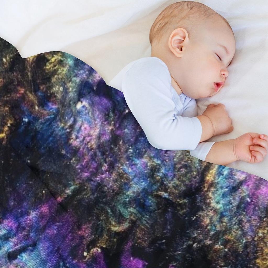 Галактическое одеяло-плед одеяла и многоцелевое волосатое постельное белье одеяла