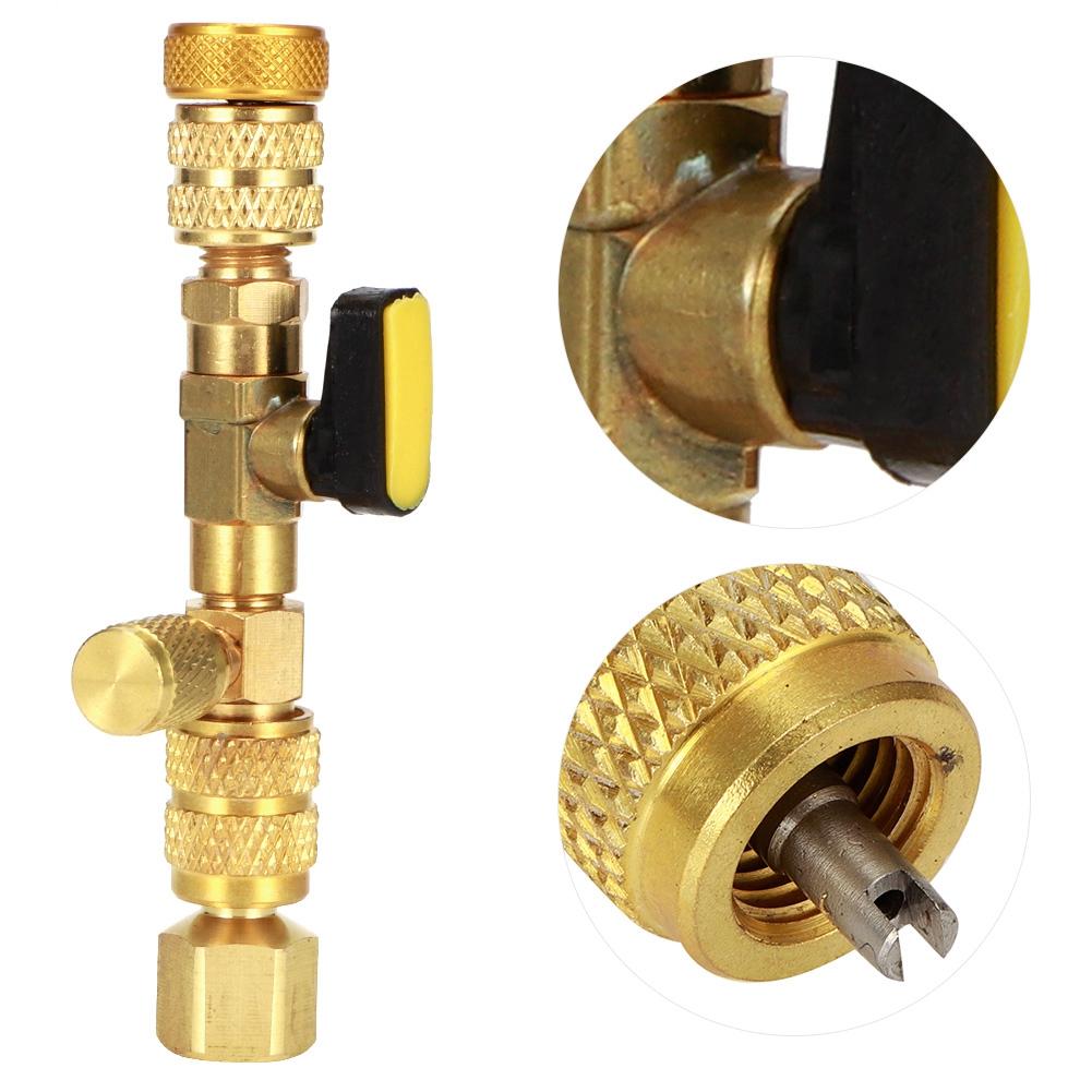 Valve Core Remover Tool 1 4in 5 16in Service Ports for HVAC AC Schrader Disassembly