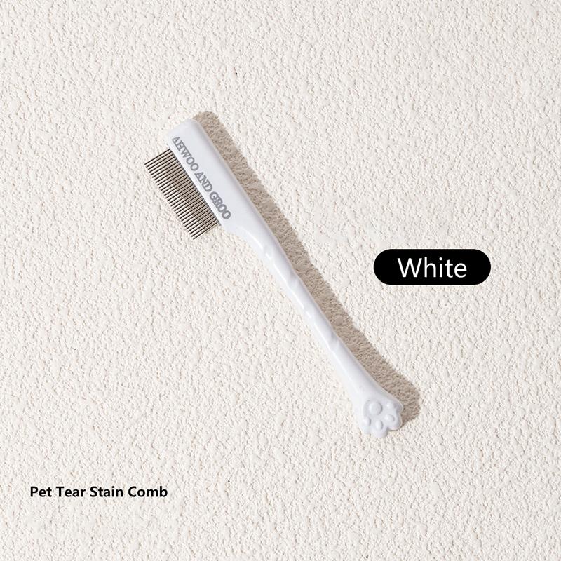 1/2 шт. Портативная расческа для глаз домашних животных, щетка для удаления слезных пятен, расческа для ухода за маленькими кошками и щенками, ножницы, инструменты, аксессуары для чистки домашних животных