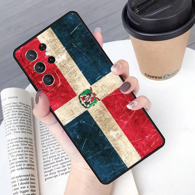 Чехол для телефона Флаг Доминиканской Республики Для Samsung Galaxy S24 S25 Ultra S21 S22 Ultra S10E Note 10 Plus Note 20 FE S23
