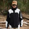 Men Women Lightweight Windproof Hiking Jacket With Detachable Hood Fall Winter Outdoor Sport Coat