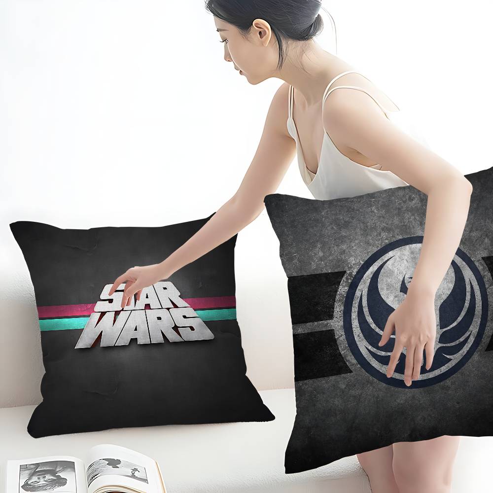 S-Stars W-Wars Логотип 45*45 см Наволочка для подушки Декор Наволочка для домашней подушки Наволочка для диванной подушки
