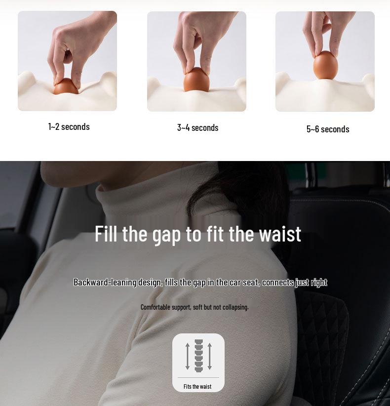 Автомобильная поясничная подушка для водительского сиденья