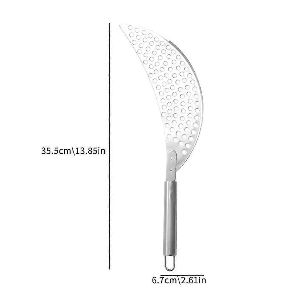 Stainless Steel Drain Basket 304 Vegetable Washing Basket Strainer Half Moon Shaped Pot Bottom Slag Filter Strainer Filter Plate