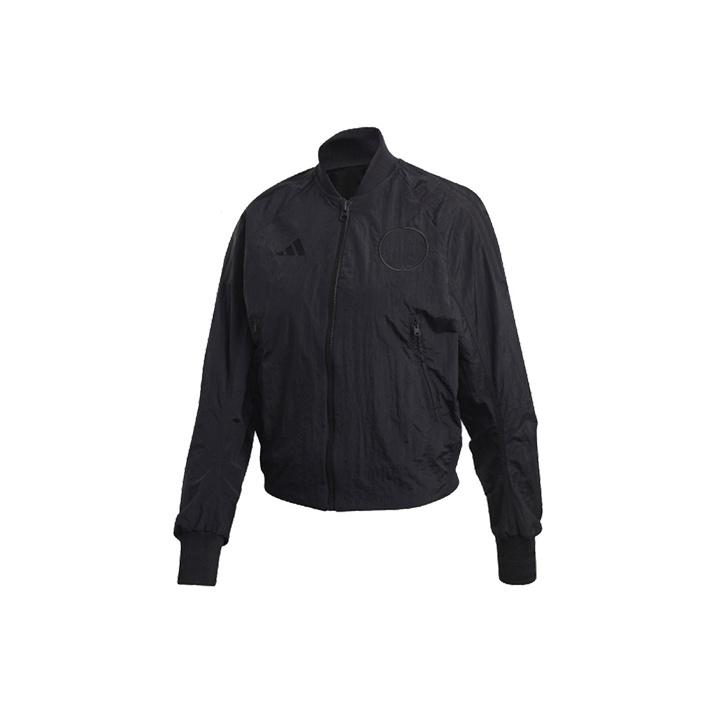 adidas Vrct Jk Тканая куртка с вышивкой тигра Женские куртки черные FK0975