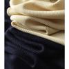 Женская летняя рубашка из тонкого трикотажа Ice Silk с короткими рукавами во французском стиле, контрастного цвета, с V-образным вырезом, в полоску, с пуловером