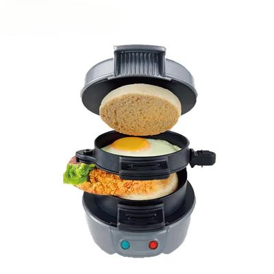 Бытовая маленькая машина для завтрака 3-в-1, жарка яиц, выпечка хлеба, DIY бургер-мейкер, 220В/110В