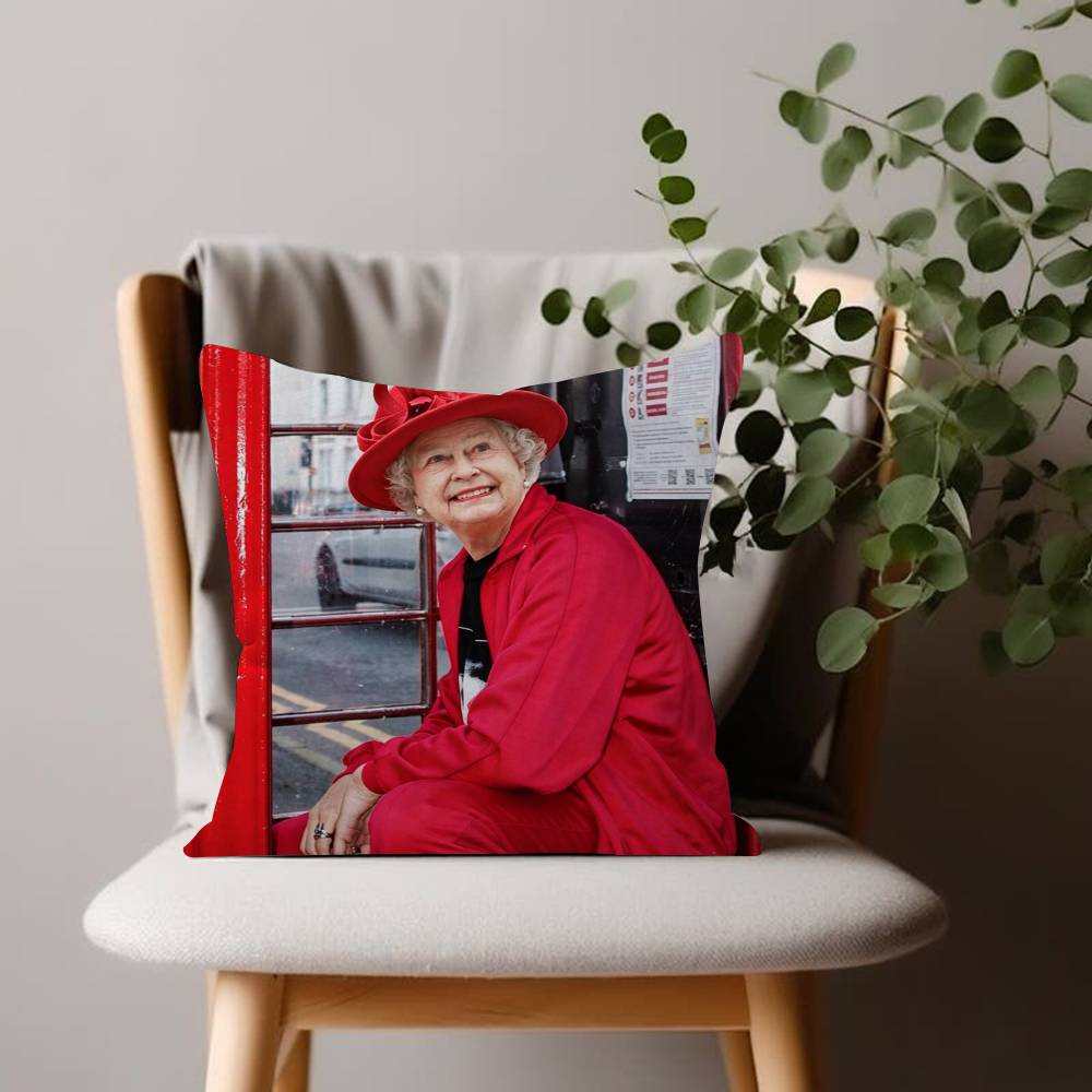 Funny Victorian Queen Pillow Cushion Cover Pillowcase Living Room Sofa Home Decor Customized