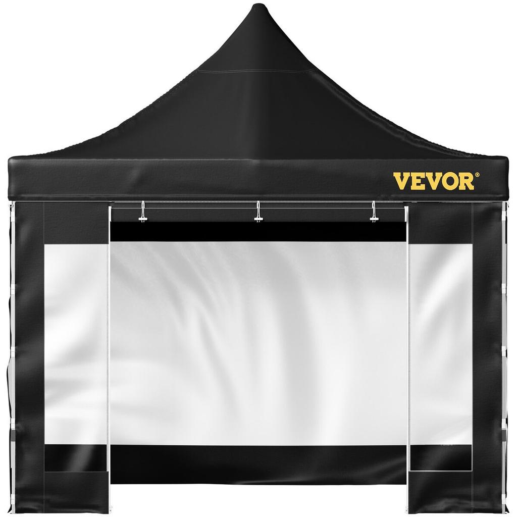 10 x 10 FT Pop Up Canopy Tent, Outdoor Patio Gazebo Tent with Removable Sidewalls and Wheeled Bag, UV Resistant Waterproof Instant Gazebo Shelter for