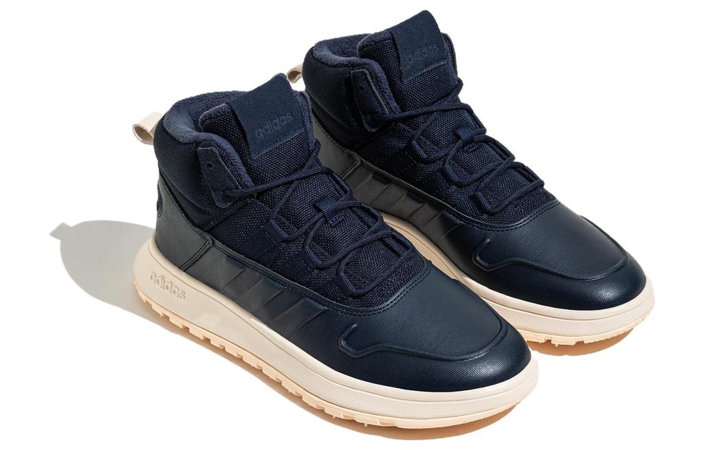 adidas Повседневные кроссовки Neo Fusion Storm на флисовой подкладке, средняя высота, унисекс, темно-синие IF1626