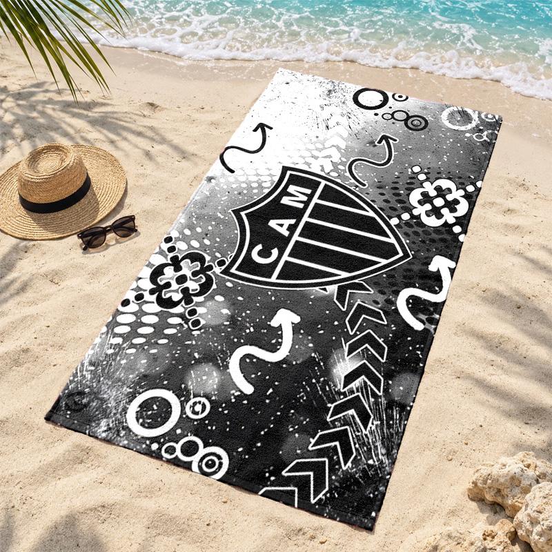 Clube Atletico Mineiro Microfiber Beach Towel Quick Dry Sand Free Lightweight Beach Towels for Travel Swimming Camping