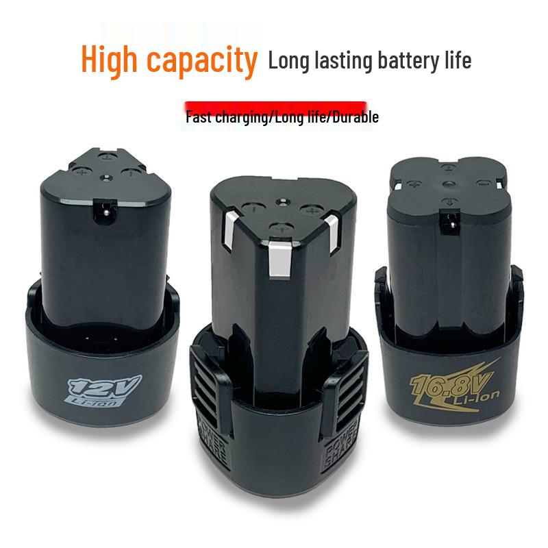 12V Cordless Electric Drill & Screwdriver with 16.8V Rechargeable Lithium Battery