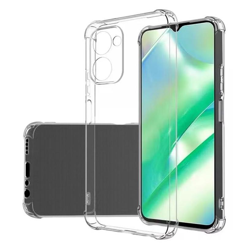 Airbag Shockproof TPU Case for VIVO Y03 Y18 Y18e Y28 Y28S Y38 5G Y17S Y27 Y27S Y02 Y77 Protective Cover Clear Capa Fundas Coque