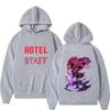 Hazbin Hotels Alastor Theme Hoody Hooded Shirt Sweatshirts for Men Men's Hoodies New & Graphic Essentials Hoodie Sweatshirt