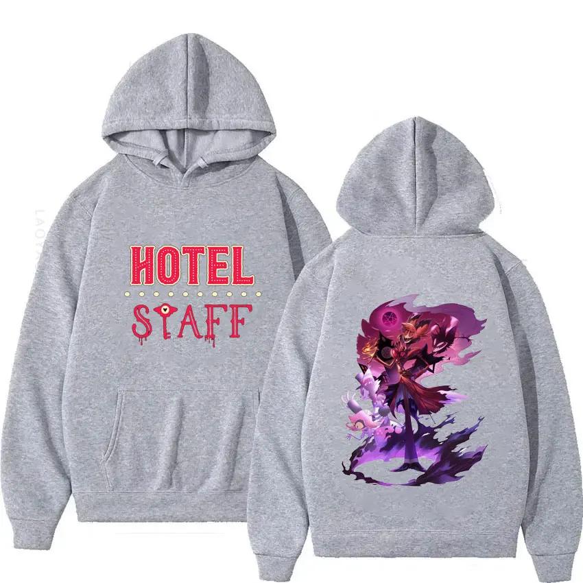 Hazbin Hotels Alastor Theme Hoody Hooded Shirt Sweatshirts for Men Men's Hoodies New & Graphic Essentials Hoodie Sweatshirt