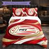PSV Eindhoven FC Themed Bedding 3Pcs Duvet Cover Set Decorative Bed Linen For Teen Room Home Decoration