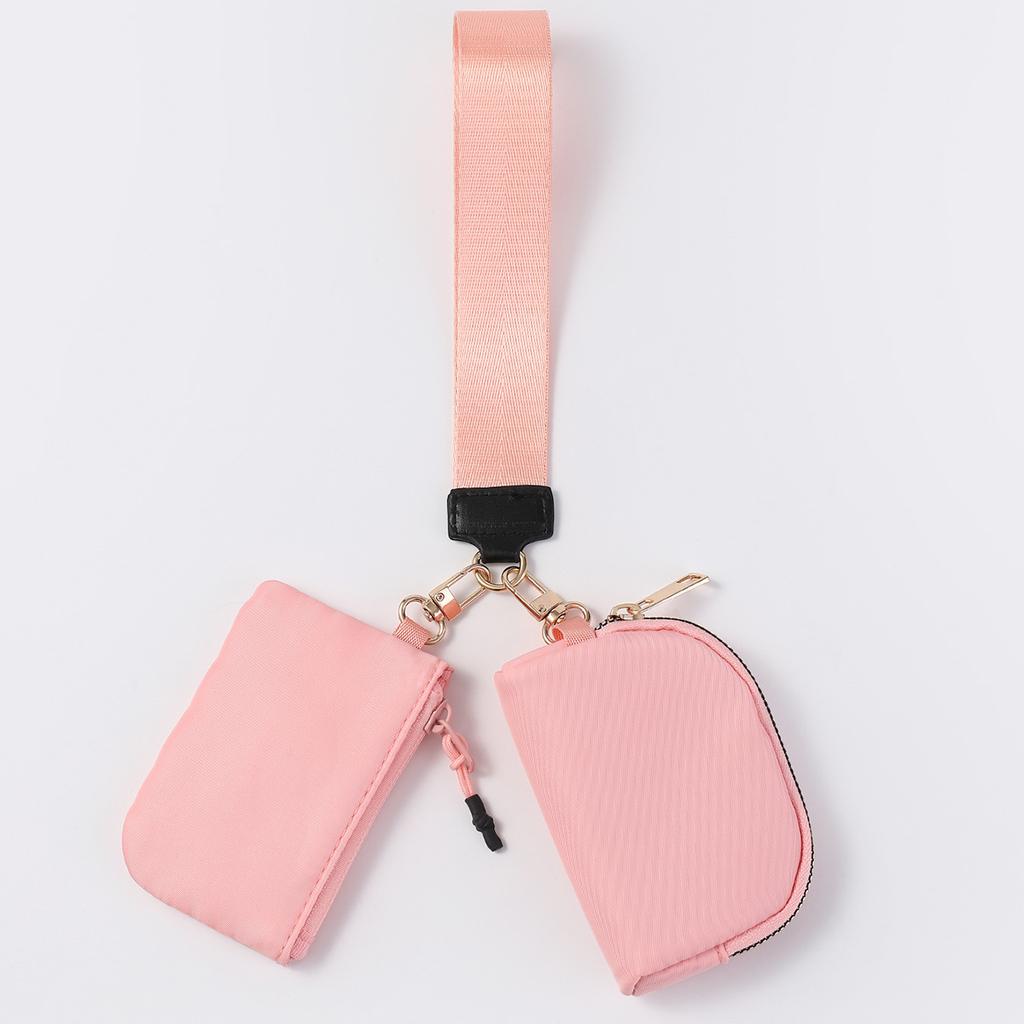 Такая же сумка на запястье, портативная мини-модная, подходящая по цвету, сумка для смены цвета, нейлоновая водонепроницаемая сумка для хранения ключей