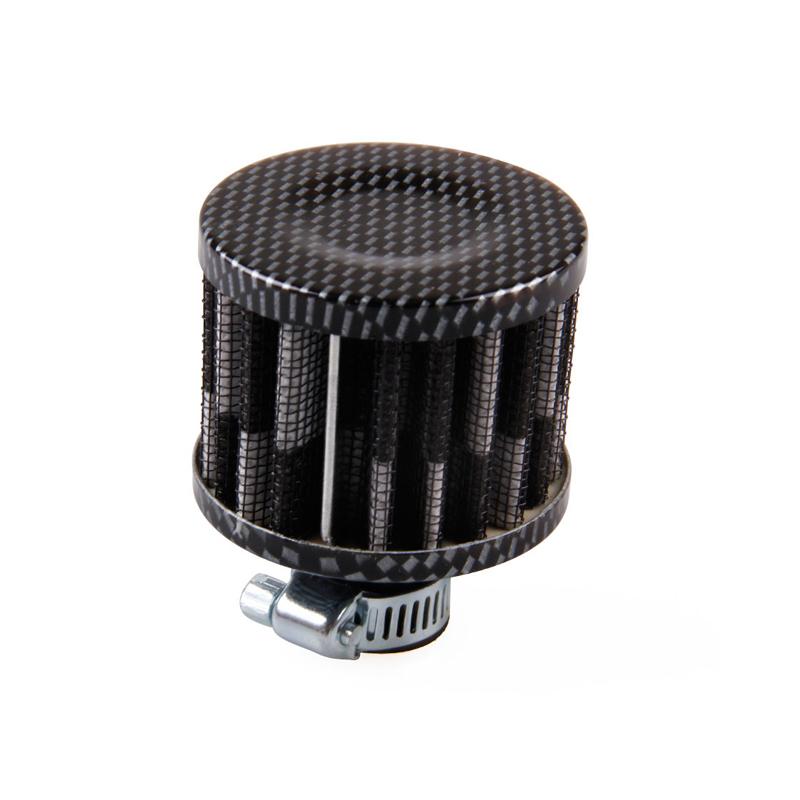 Universal Interface Motorcycle Air Filters 12mm Car Cone Cold Air Intake Filter Turbo Vent Crankcase Breather Car Accessories