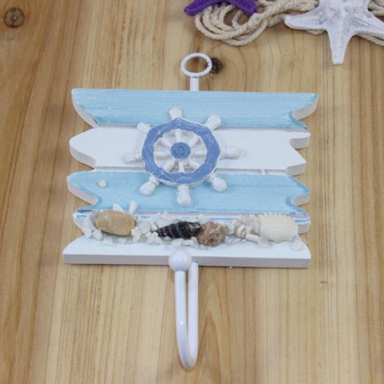 Coat Hook with Hanging Holes No Drilling Needed Hooks Marine Style Iron Wall Hook for Entryway Bathroom Kitchen Keys