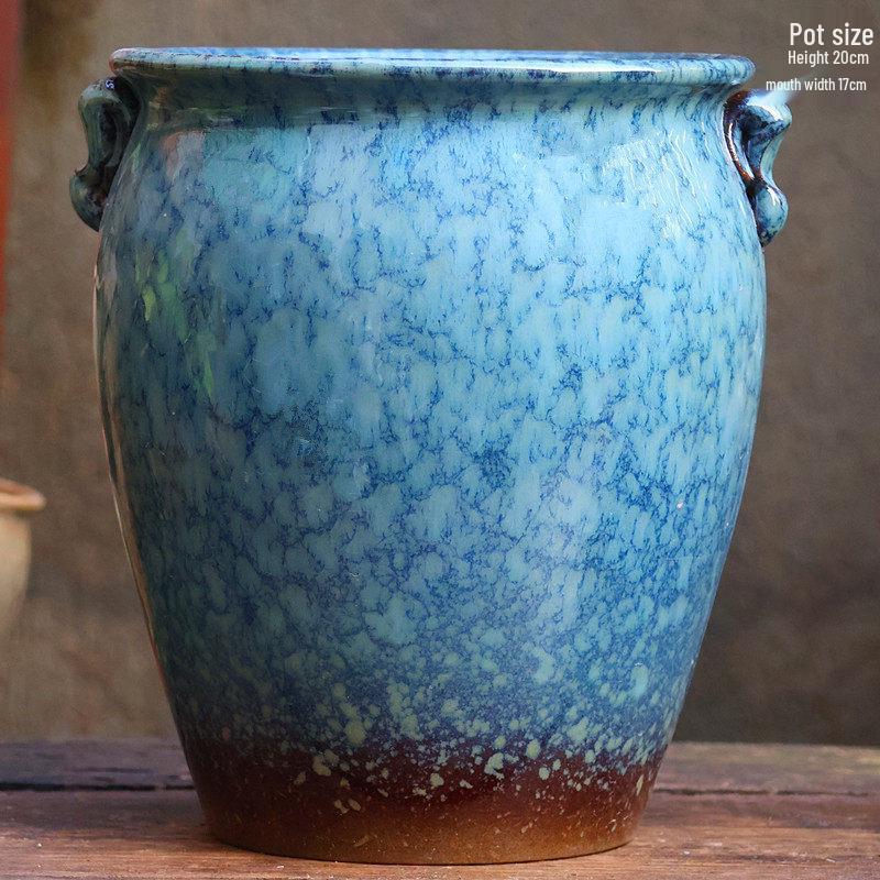 Специальное предложение: Высокий ретро-керамический цветочный горшок для суккулентов или зеленого редиса