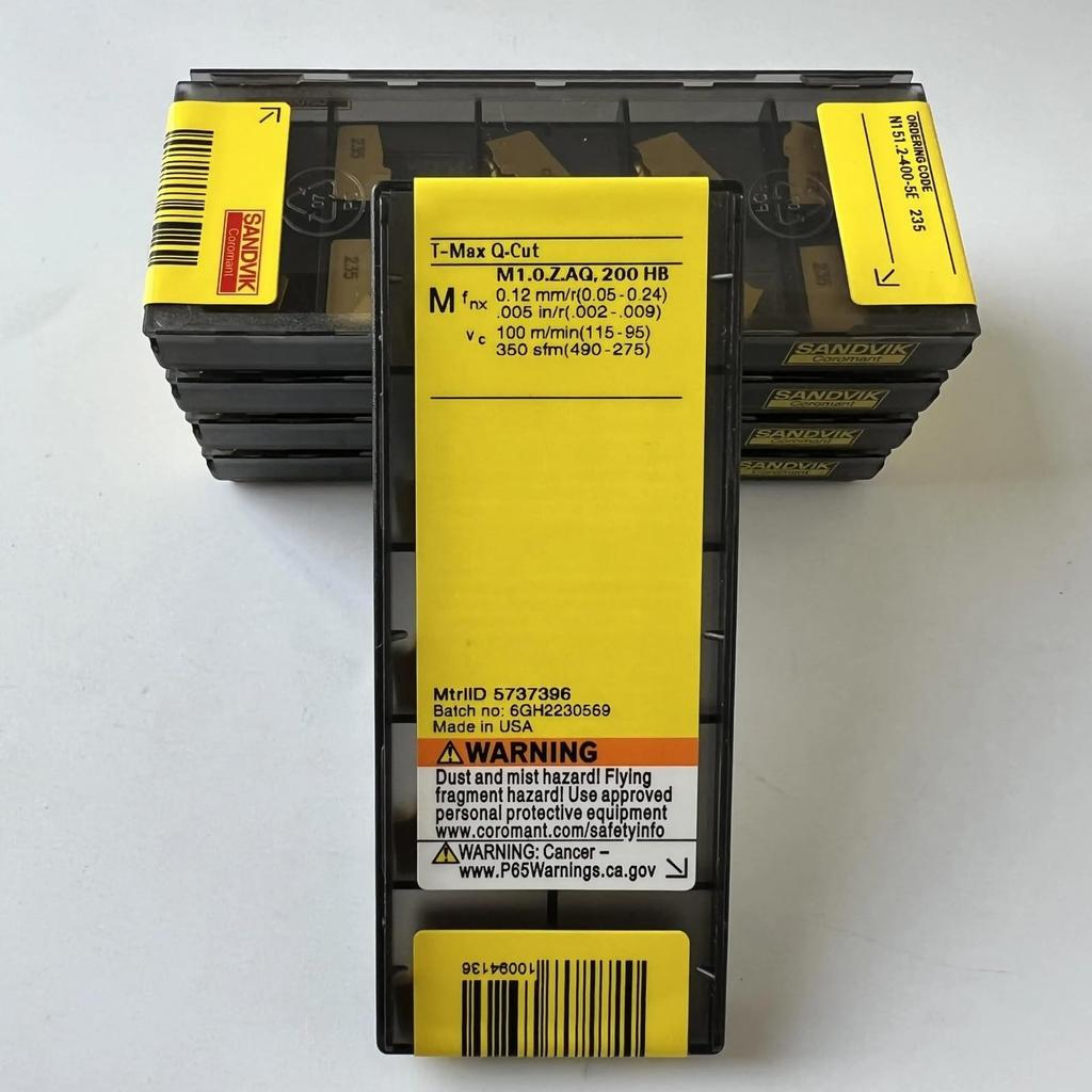 Оригинальный Sandvik / N151.2-400-5E 235 / Карбидный инструмент для токарного станка с ЧПУ 10 шт.