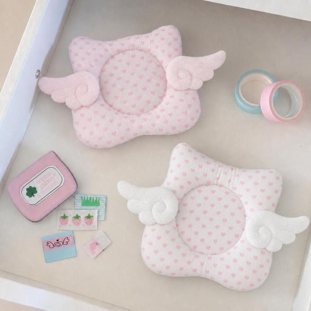 Heart Print Insulated Coaster Angel Wings Decoration Table Mat New Cup Mat Home Decoration