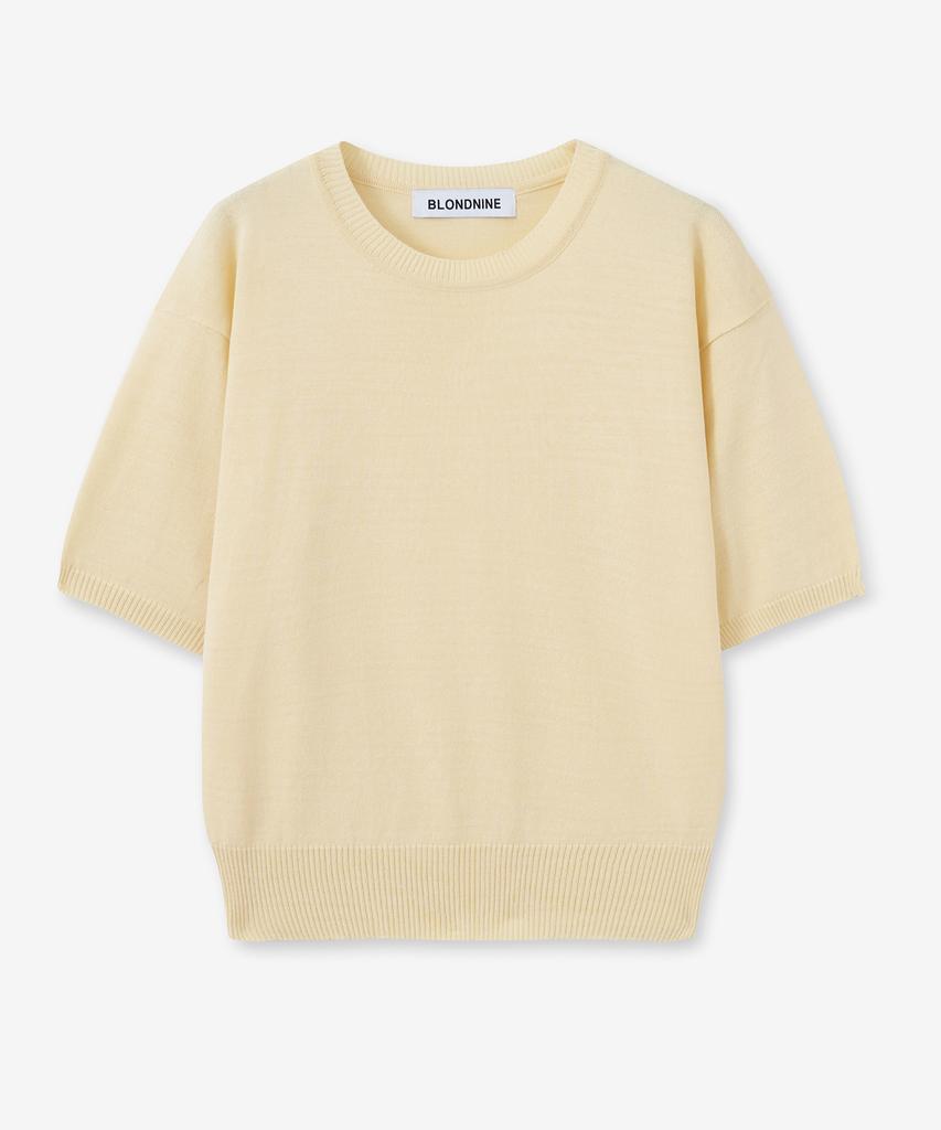 BLOND9 Cool Summer Round Knit Top ( 6 Colors )