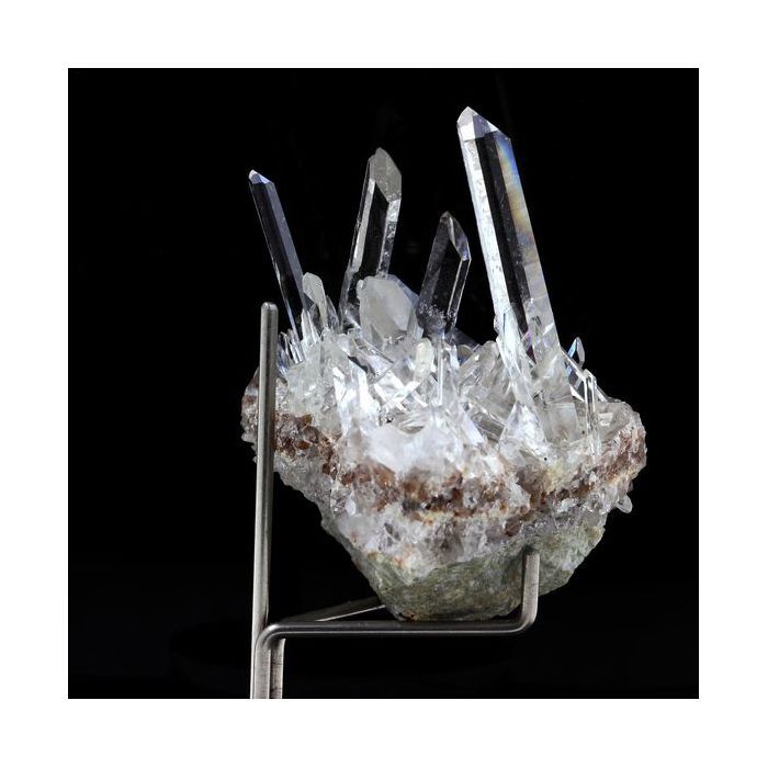 Pierres et Minéraux. Quartz. 168.0 ct. La Gardette Mine, Bourg d'Oisans, Isère, France.