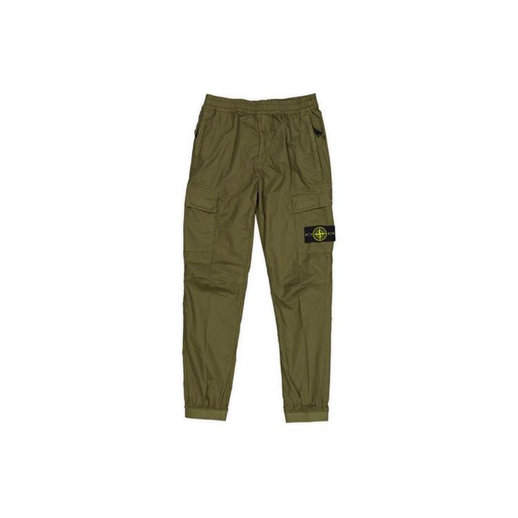 STONE ISLAND SS21 Casual Pants Men's Army Green 741531303-V0058