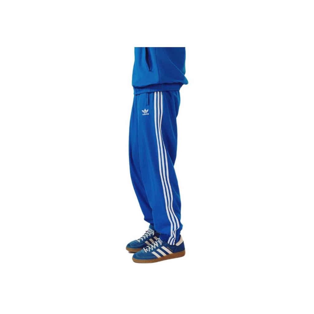 adidas Originals Adicolor Тканые спортивные брюки Firebird с логотипом в полоску Мужские брюки синие IT2499