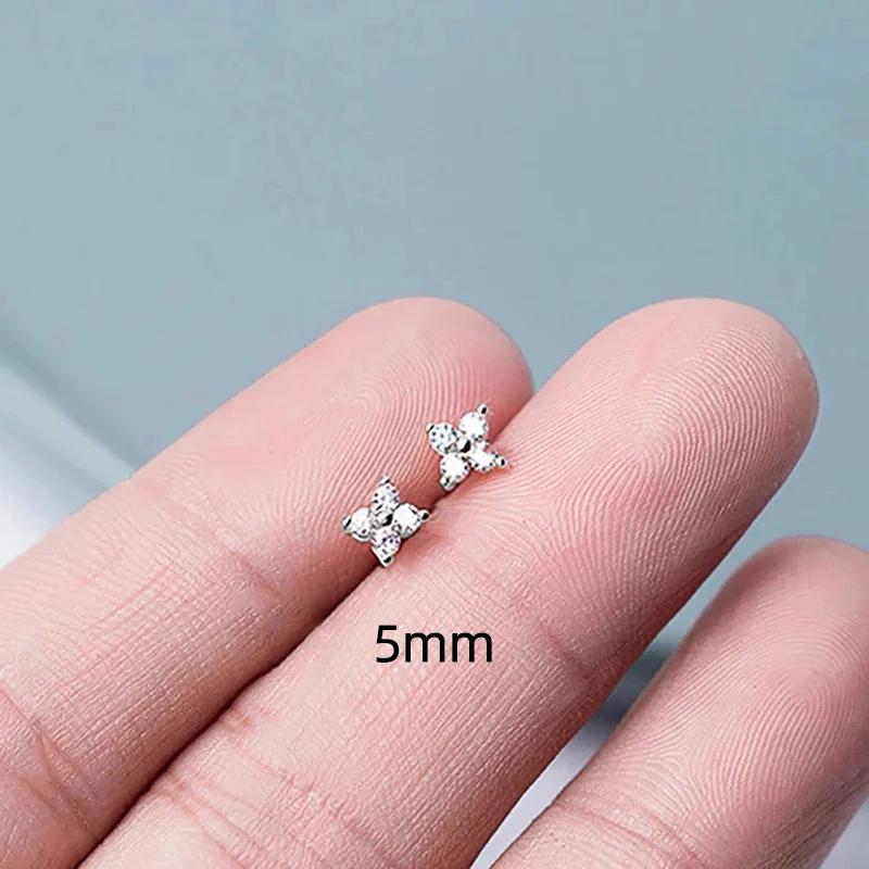 Серьги-гвоздики Huitan Dainty Small Flower, женские, модные, маленькие, свежие, стильные, нежные, женские, золотые, ювелирные изделия, прямая поставка