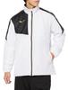 Mizuno Breath Thermo Training Warmer Size S Jacket, Moisture-Wicking, Heat-Generating, Water-Repellent, MC-LINE 32MEA630, White/Gold,