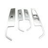 Matte Silver For Hyundai Sonata LF 2015 2016 2017 Accessories Car Inner Armrest Door Window Trim Glass Lift Switch Panel